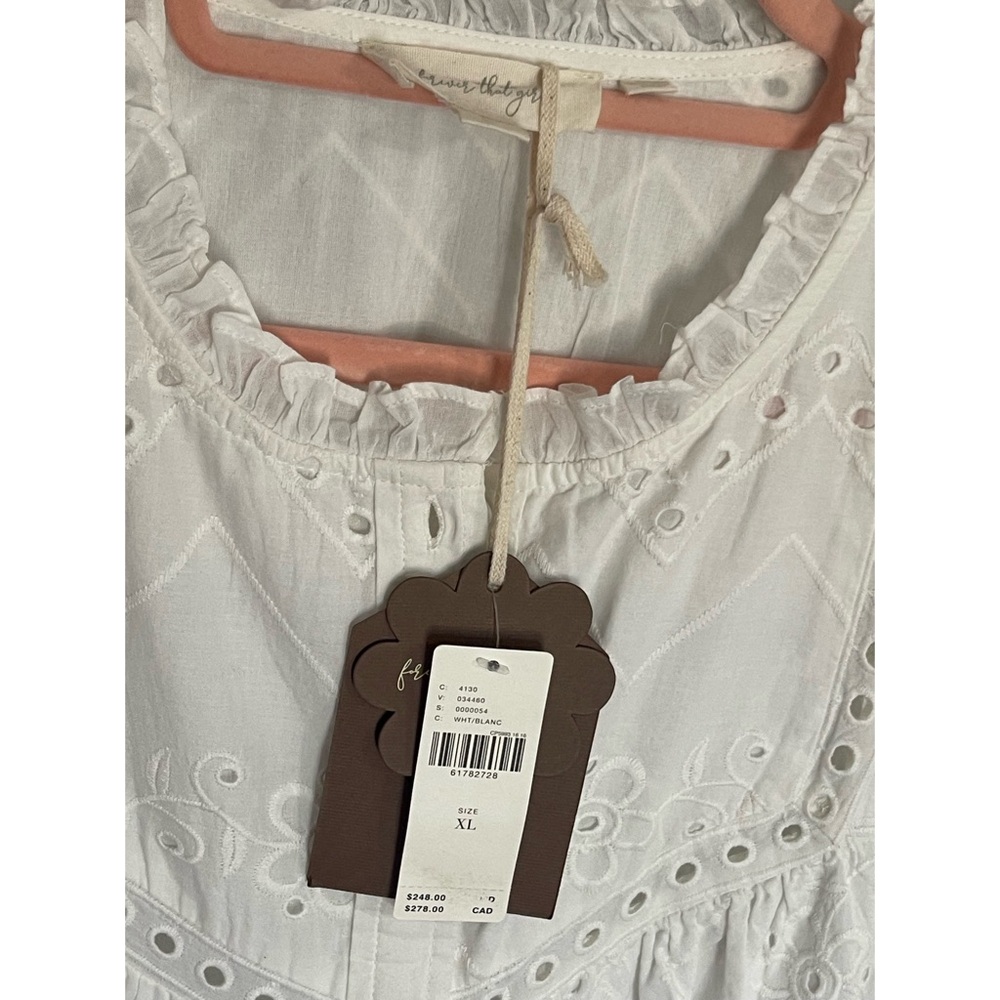 Anthropologie Cymbeline Eyelet Maxi Dress NWT SZ XL - Picture 9 of 13